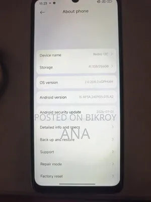 শাওমি রেডমি ১৩সি ২৫৬ জিবি গ্রে