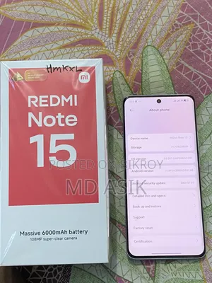 Xiaomi Redmi Note 15 256 GB Graphite