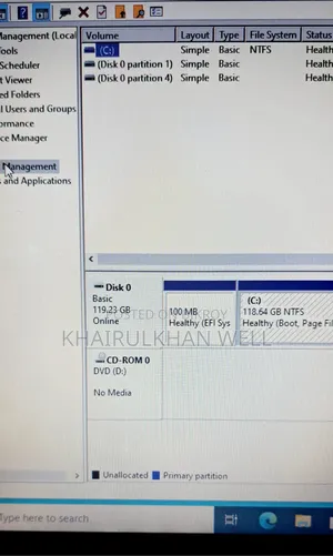 Laptop 4GB Intel Pentium SSD 128GB