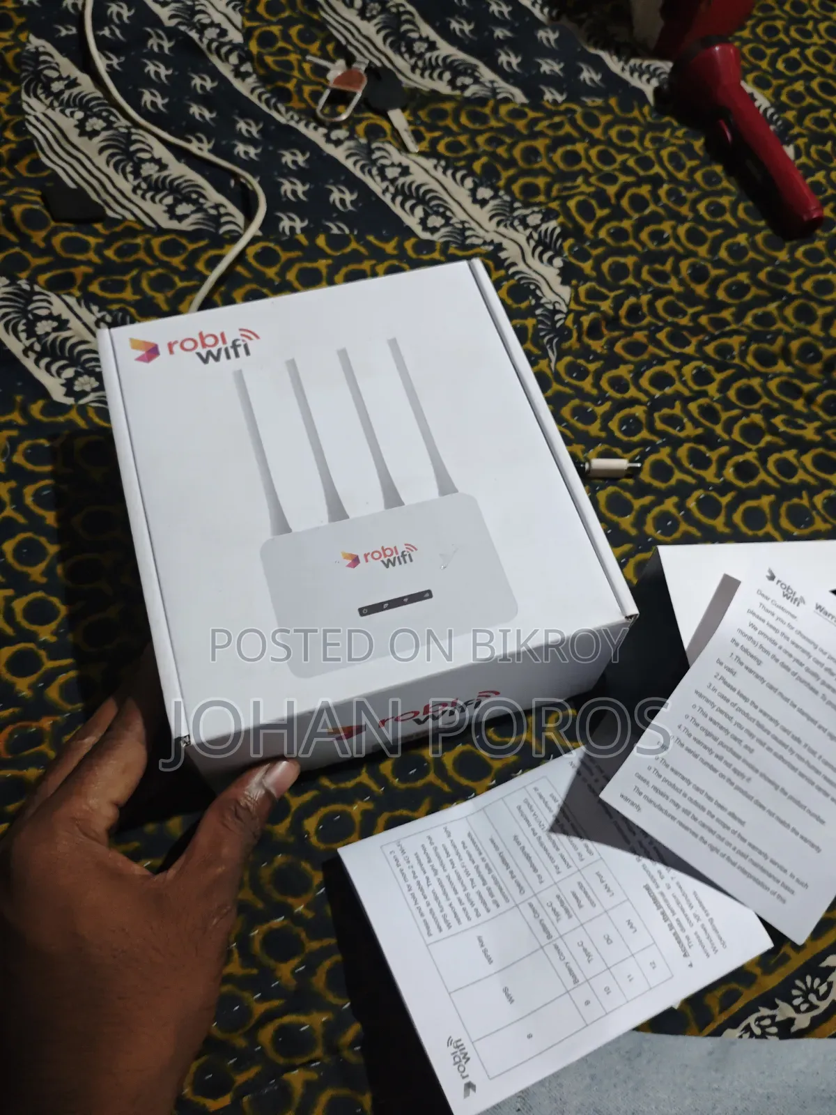 Get a Robi router for only 2500 Taka