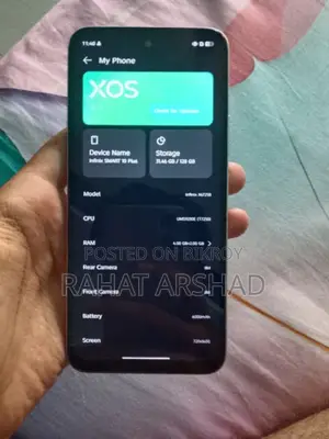 Infinix Smart 10 Plus 128 GB White