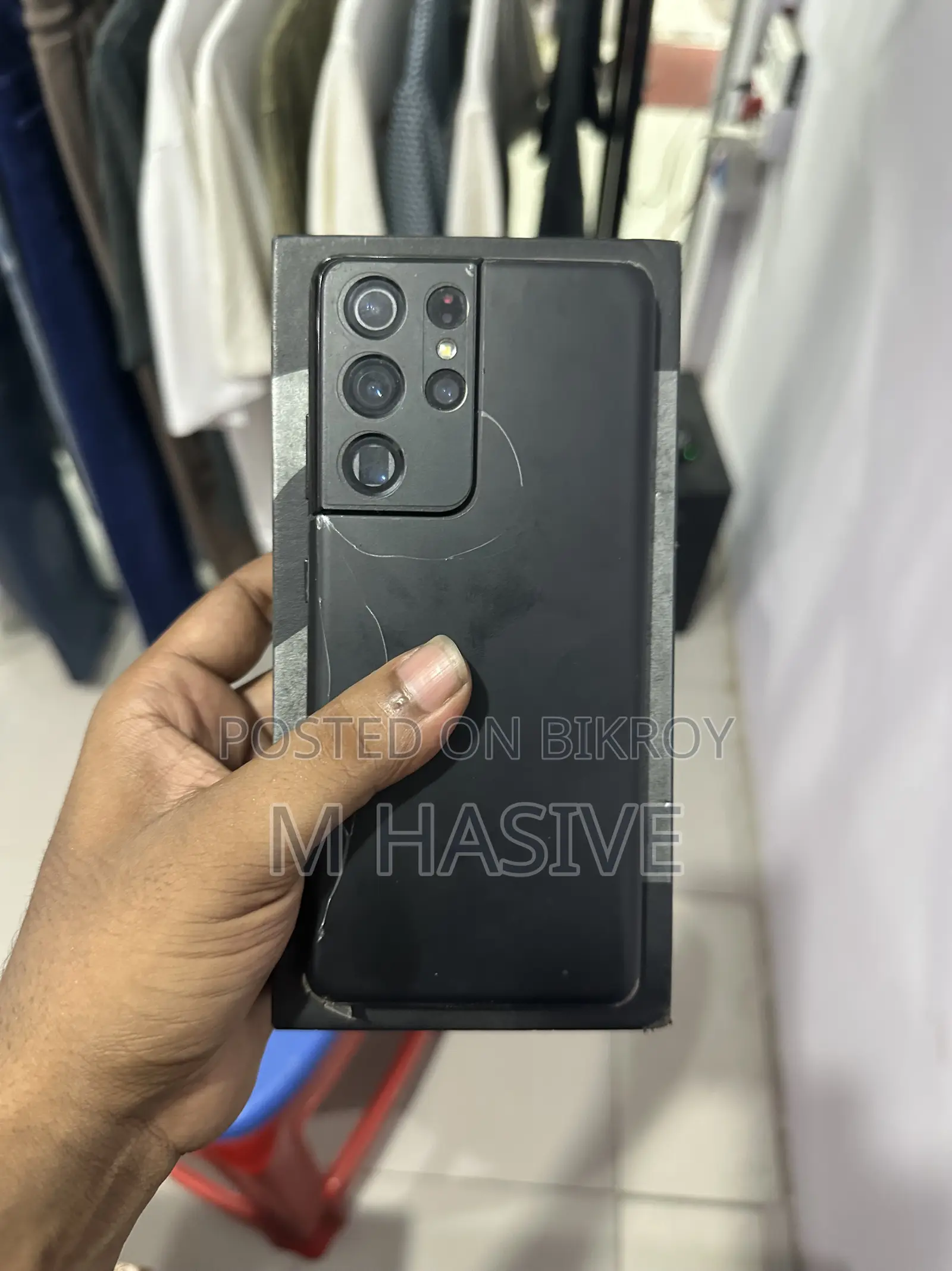 স্যামসাং গ্যালাক্সি এস২১ আল্ট্রা ৫জি ১২৮ জিবি ব্ল্যাক