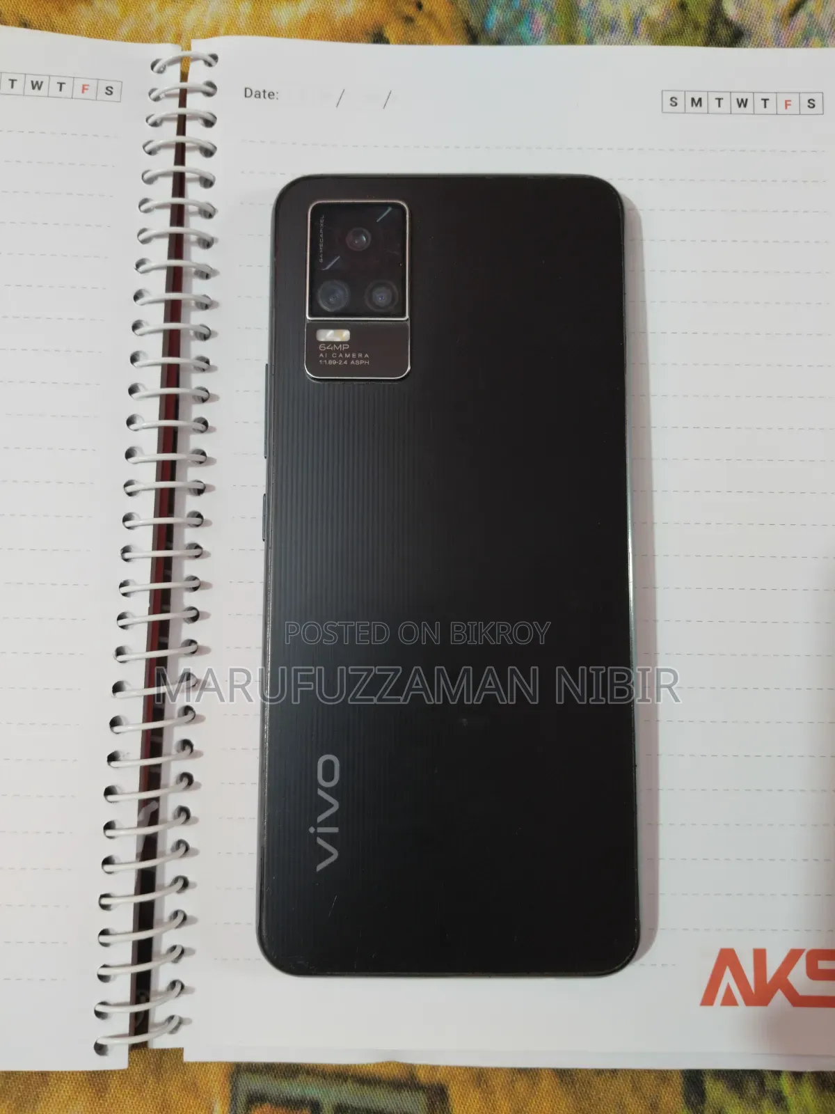 Vivo V21e 128 GB Black