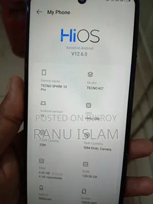 Tecno Spark 10 Pro 128 GB Black