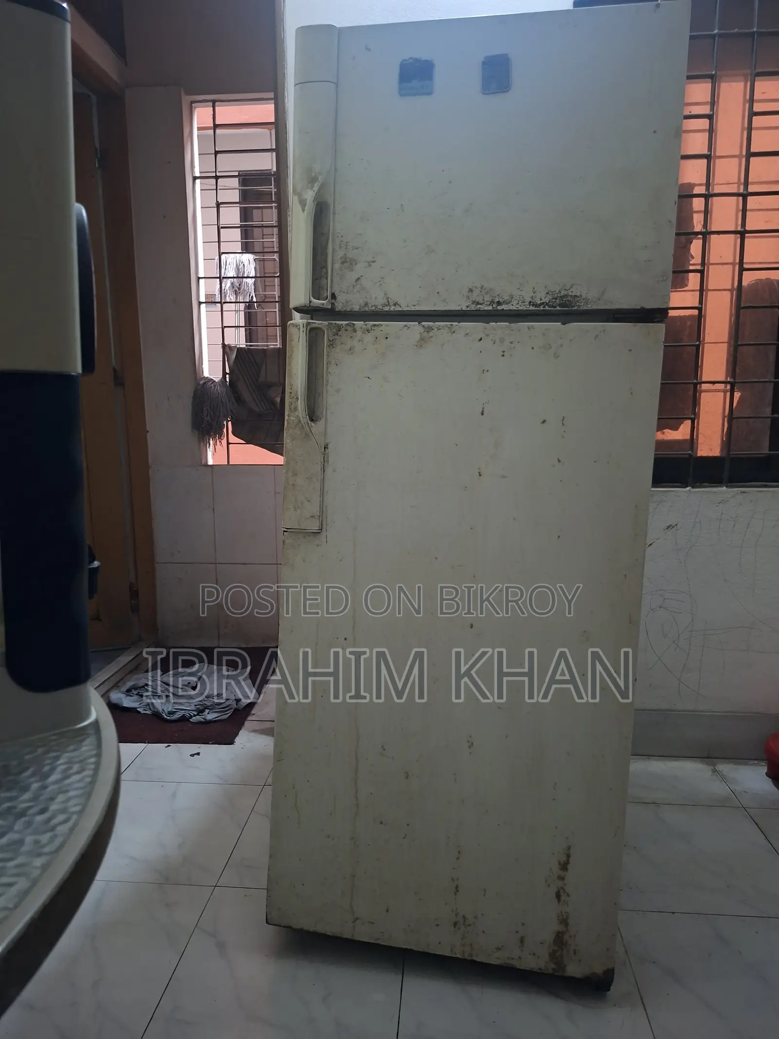 Two Door White Westinghouse Refrigerator
