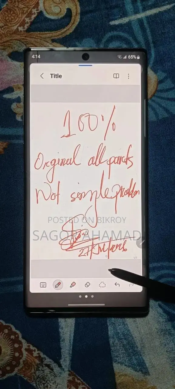 Samsung Galaxy Note 10 Plus 5G 256 GB Silver
