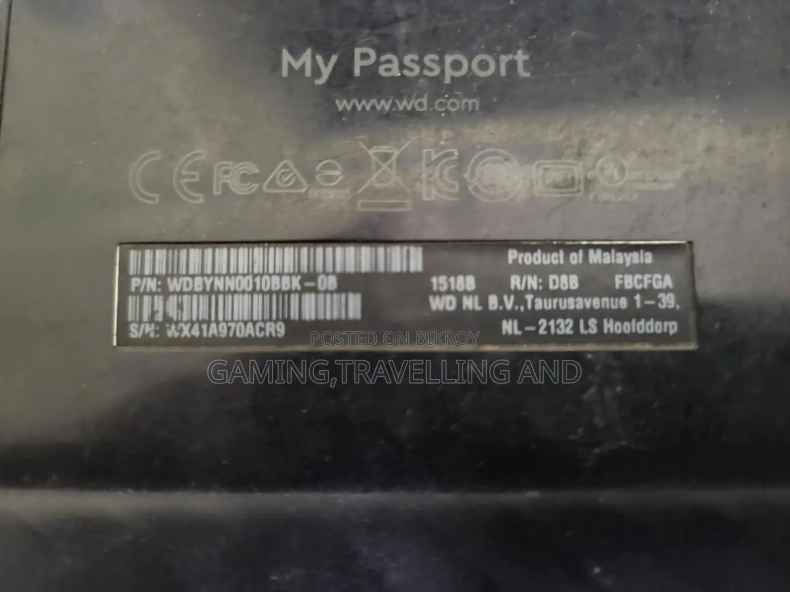 WD My Passport 1TB