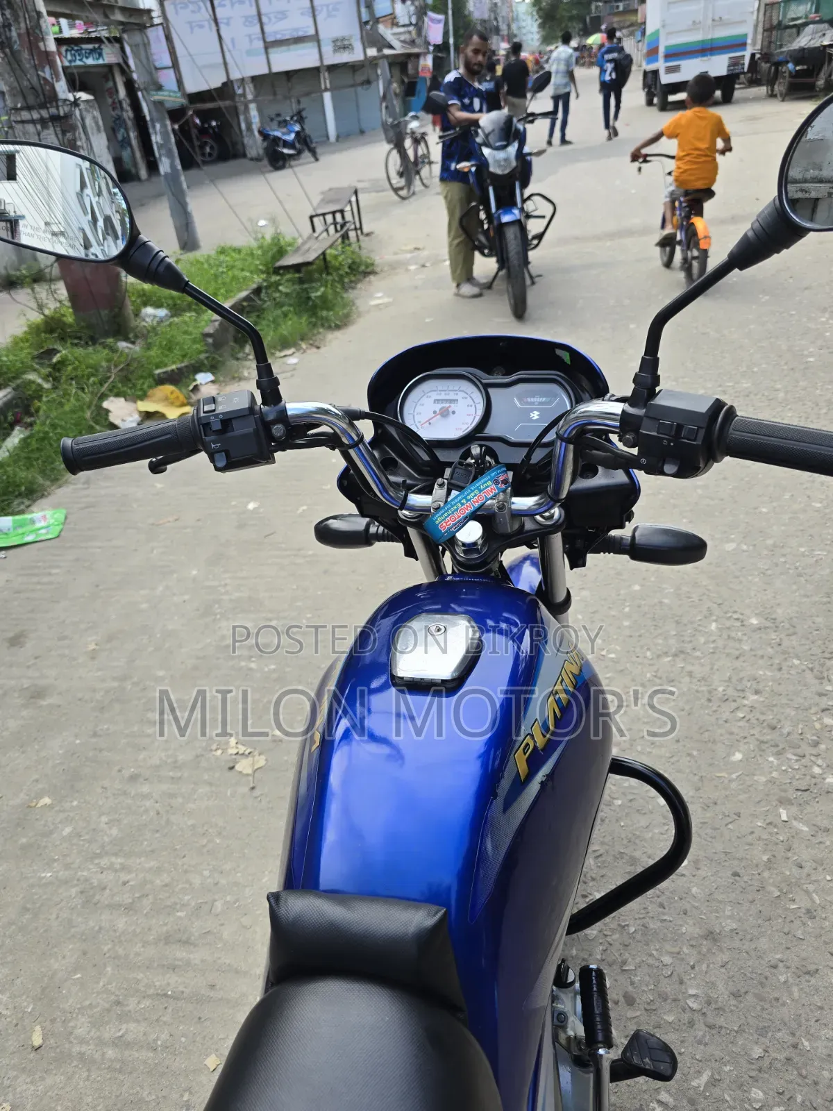 বাজাজ প্লাটিনা ১০০ ২০২০ ব্লু