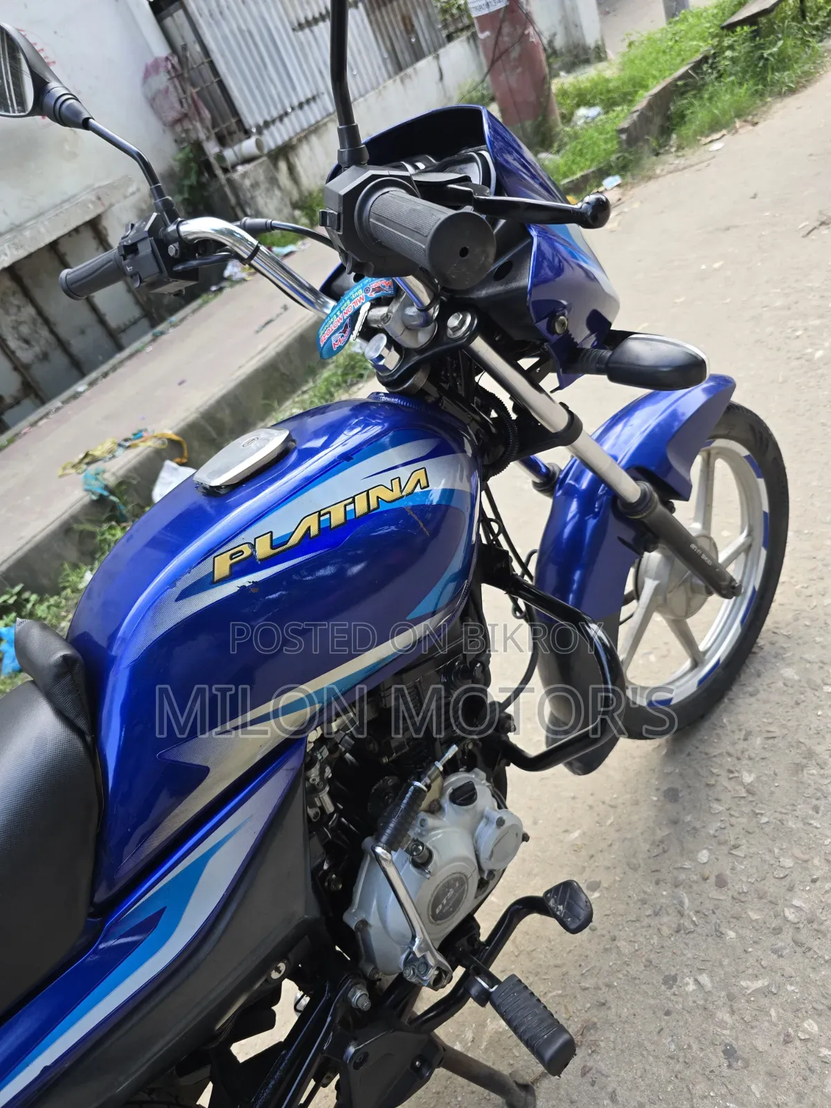 বাজাজ প্লাটিনা ১০০ ২০২০ ব্লু