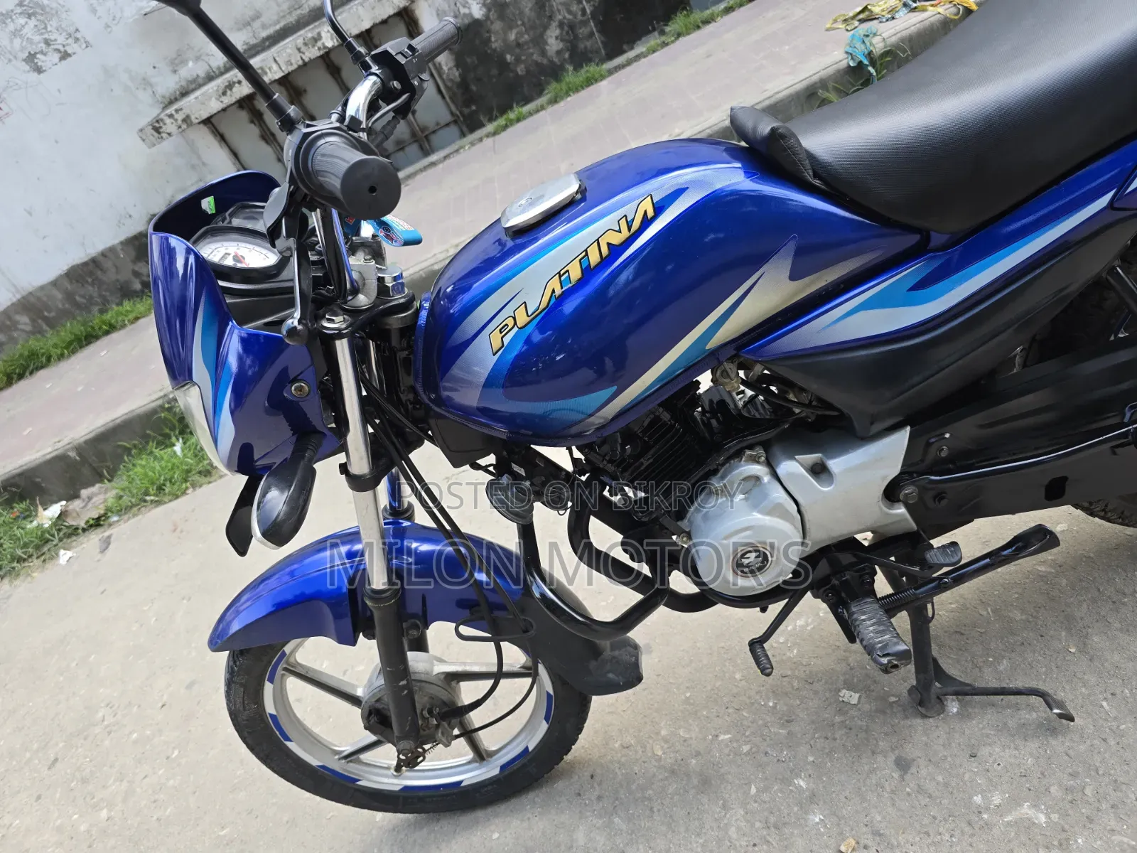 বাজাজ প্লাটিনা ১০০ ২০২০ ব্লু