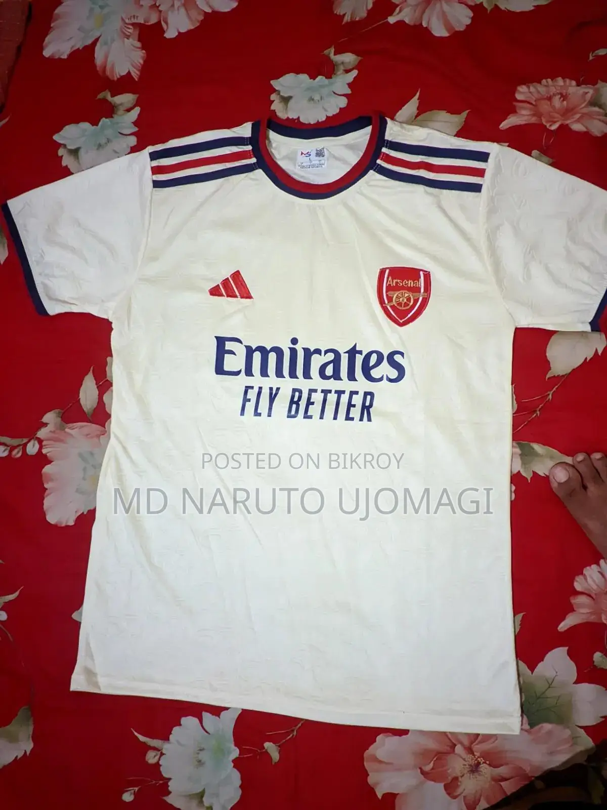 Arsenal Jersey very good quality all over Bangladesh Cash on Delivery is available
