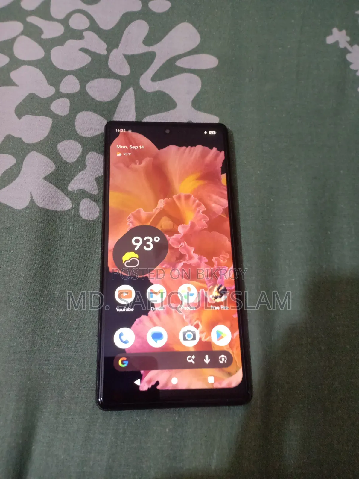 গুগল পিক্সেল ৬ ১২৮ জিবি হোয়াইট