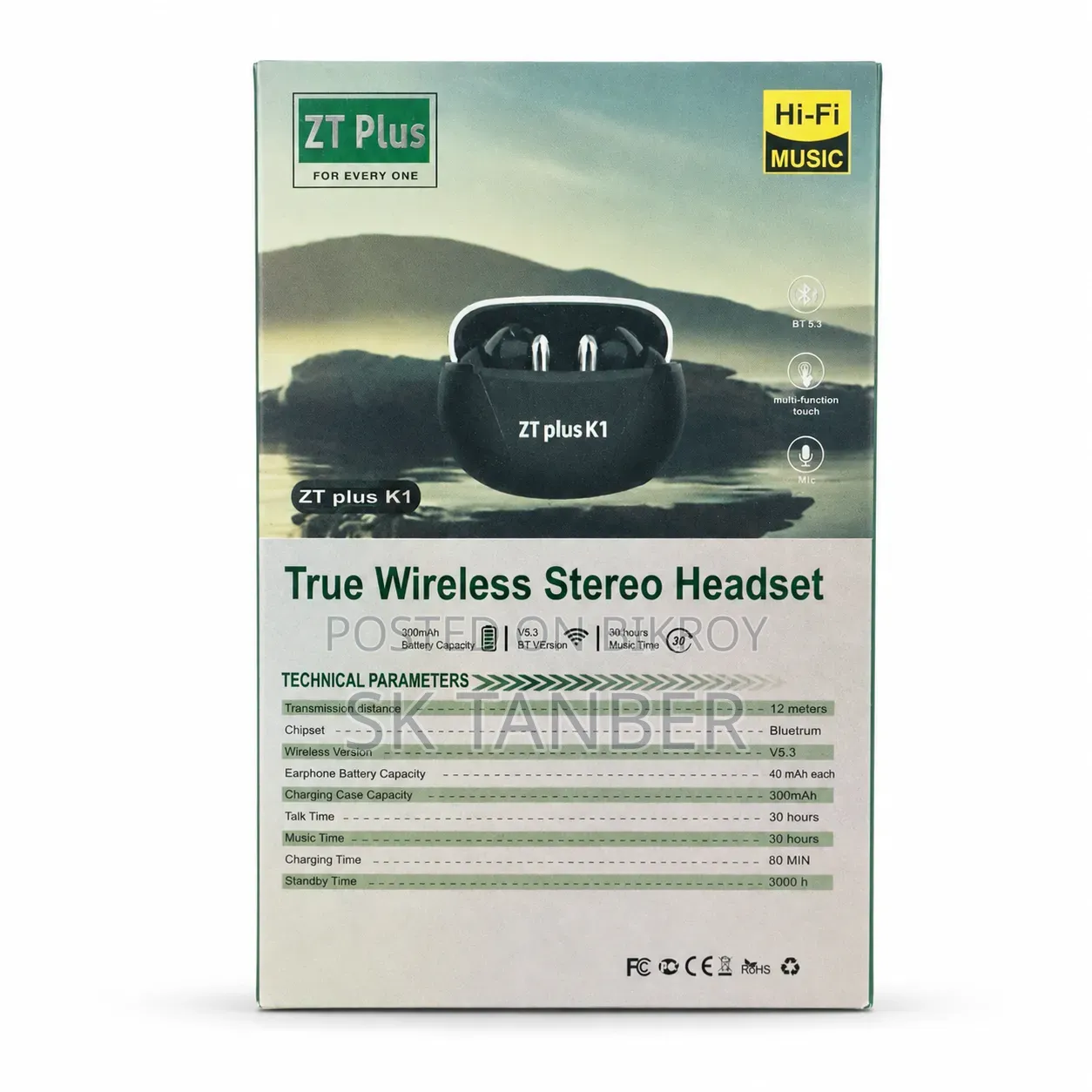 ZT Plus K1 True Wireless Stereo Earbuds