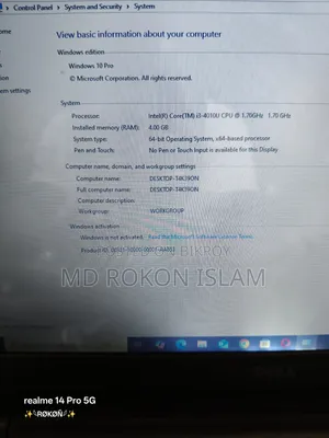 Laptop Dell Latitude 3540 4GB RAM Intel Core i3 Processor 512GB SSD