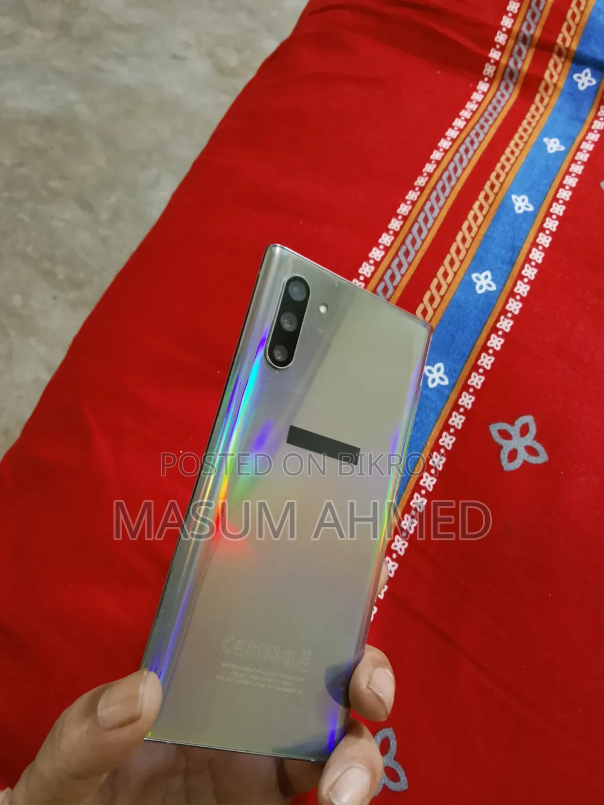 স্যামসাং গ্যালাক্সি নোট১০ ২৫৬ জিবি ব্ল্যাক