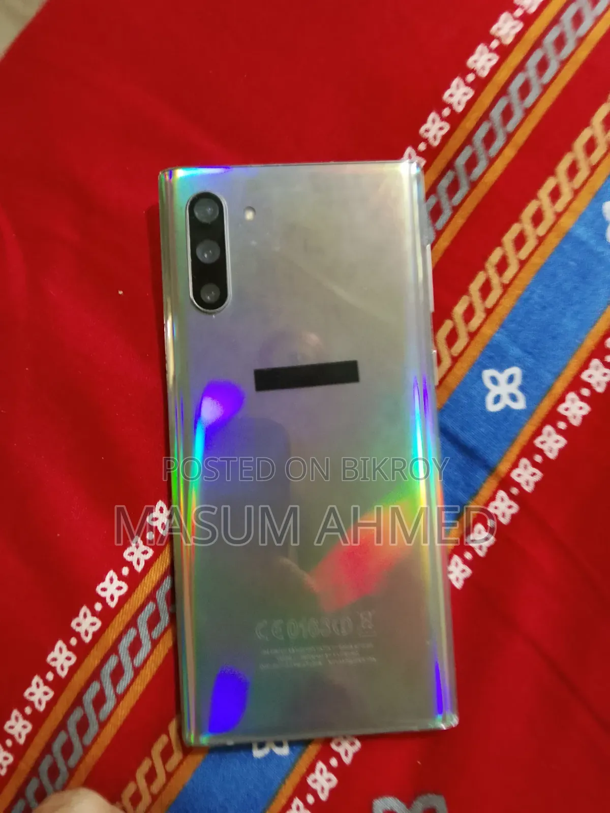 স্যামসাং গ্যালাক্সি নোট১০ ২৫৬ জিবি ব্ল্যাক