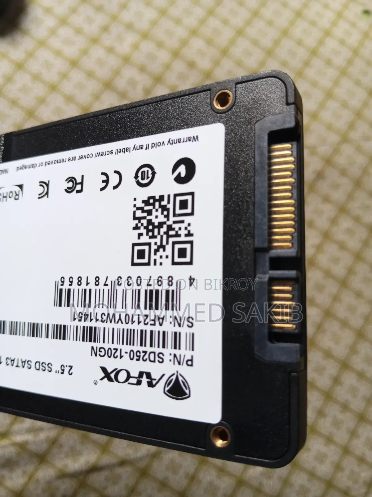Afox Sd250 2.5-Inch Sata Iii Solid State Drive (Ssd)