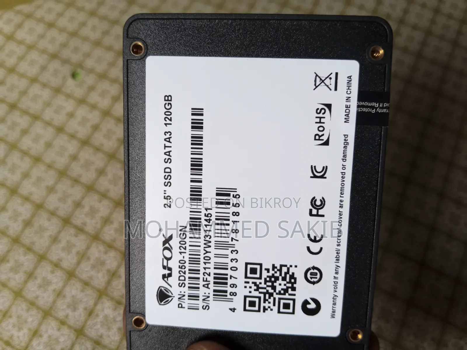 Afox Sd250 2.5-Inch Sata Iii Solid State Drive (Ssd)