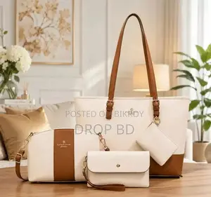 Lucky & Aever 4-in-1 Premium Elegant Leather Handbag Set