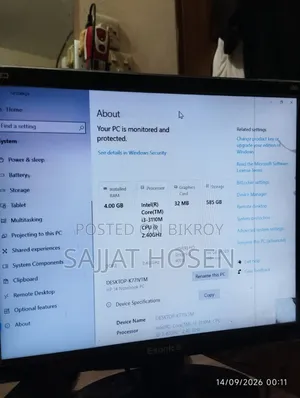 Laptop HP 4GB Intel Core i3 HDD+SSD 512GB