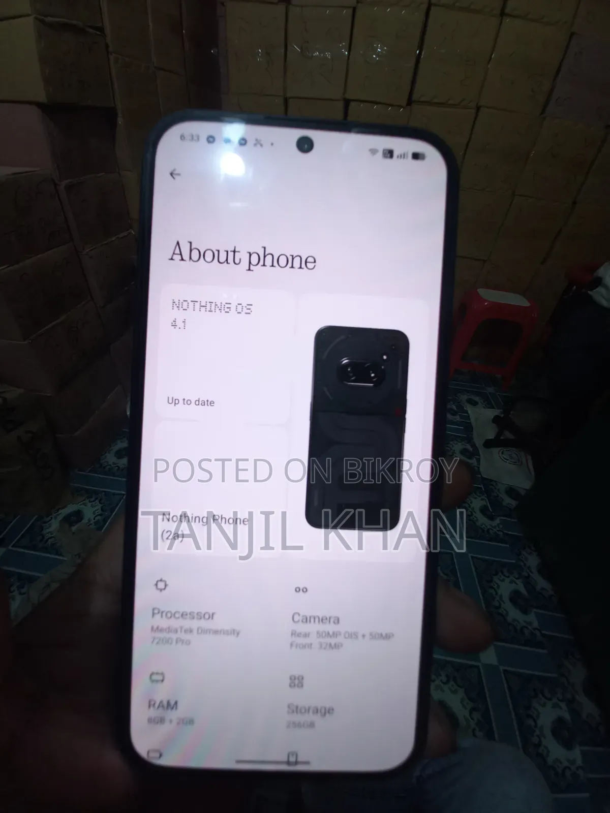Nothing Phone 2a 256 GB Black