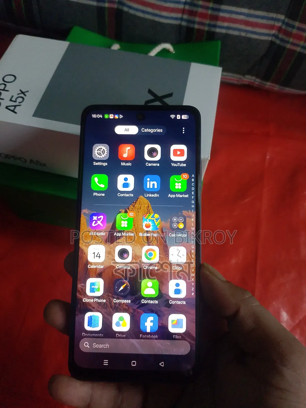 Oppo A5X 128 GB Gray