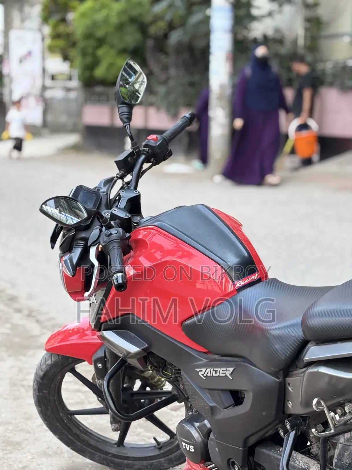 টিভিএস রাইডার ১২৫ ২০২২ রেড