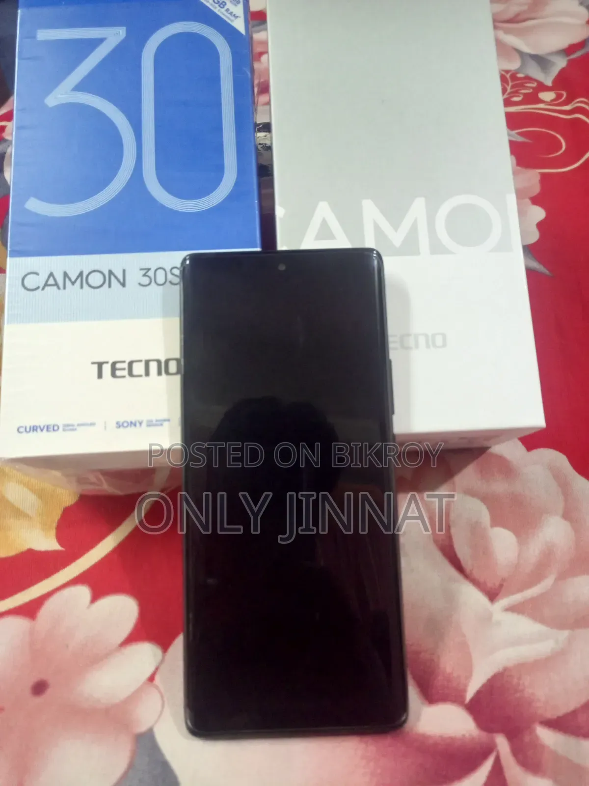 টেকনো ক্যামন ৩০এস ২৫৬ জিবি ব্ল্যাক