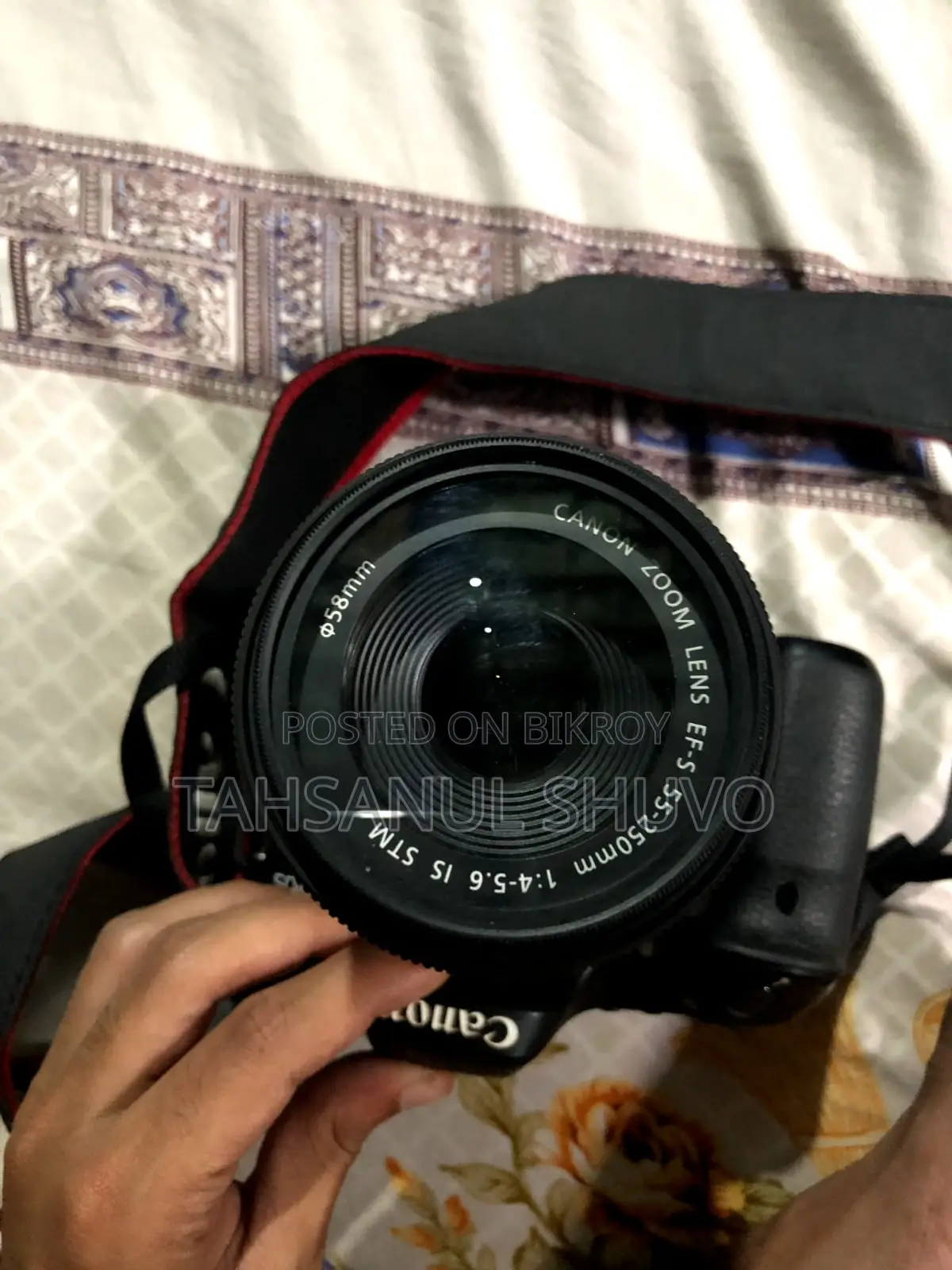 Canon EOS 80D With Lens- EFS 55-250mm