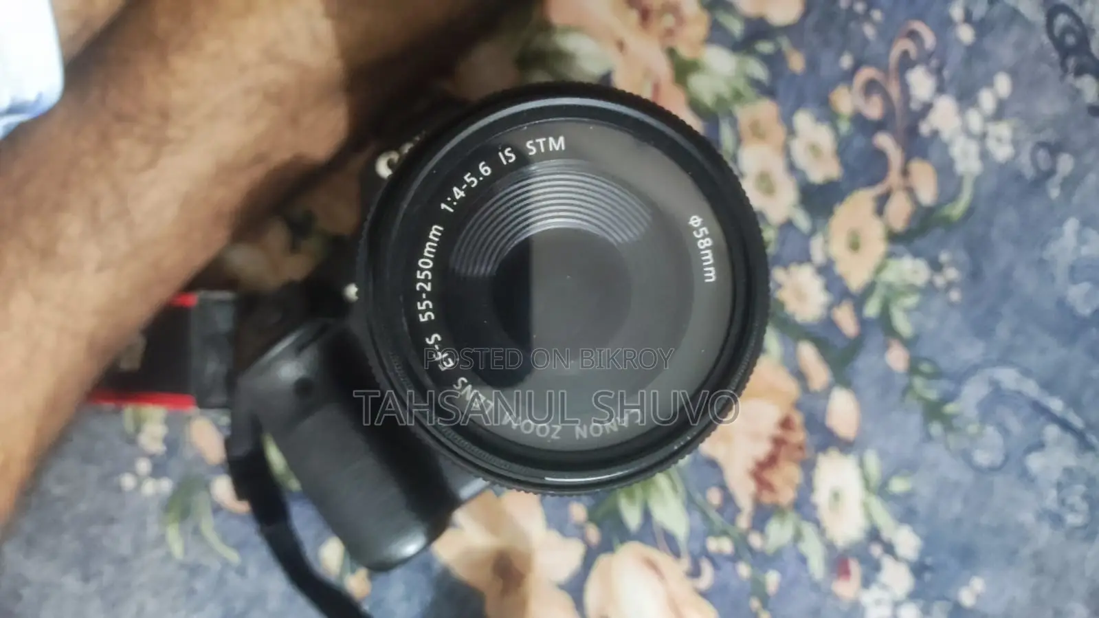 Canon EOS 80D With Lens- EFS 55-250mm