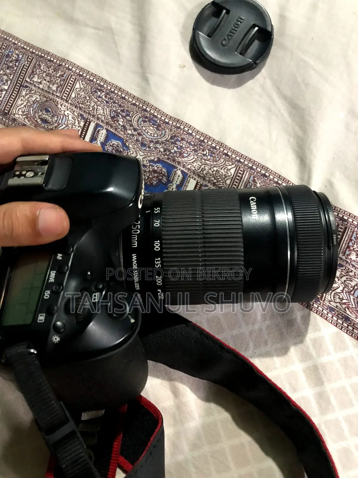 Canon EOS 80D With Lens- EFS 55-250mm