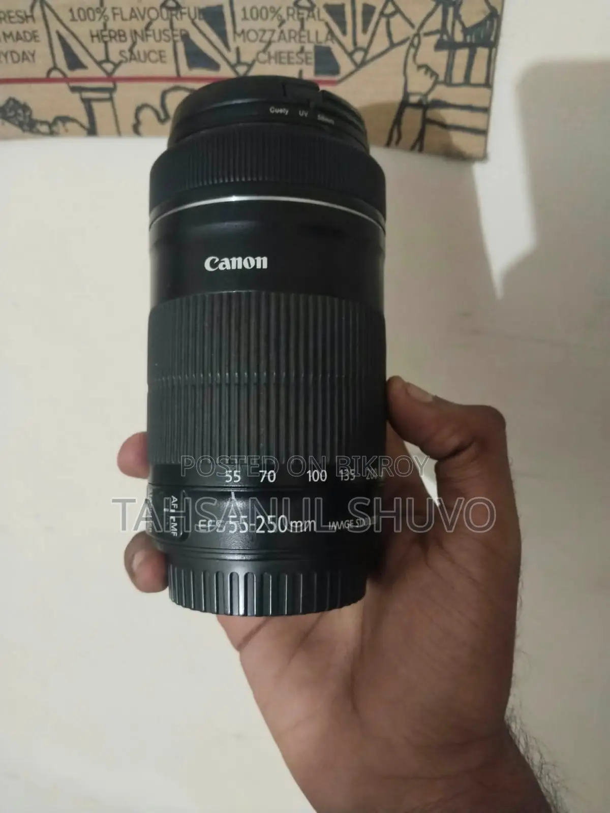 Canon EOS 80D With Lens- EFS 55-250mm