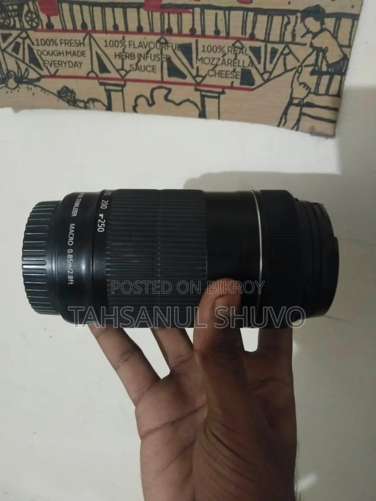 Canon EOS 80D With Lens- EFS 55-250mm