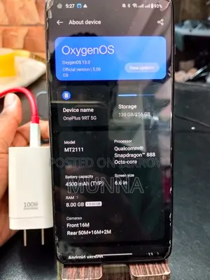 OnePlus 9RT 256 GB Black