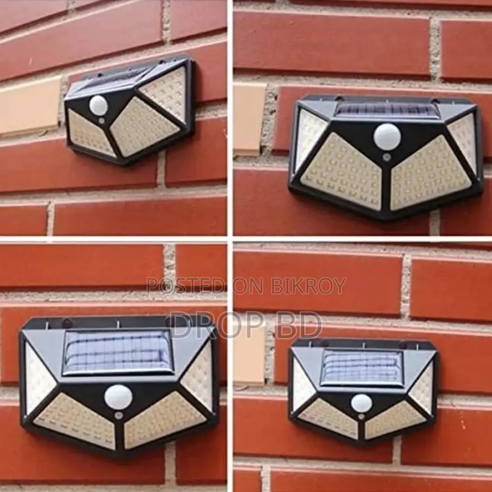 LED Outdoor Solar Motion Sensor Wall Light – 12W