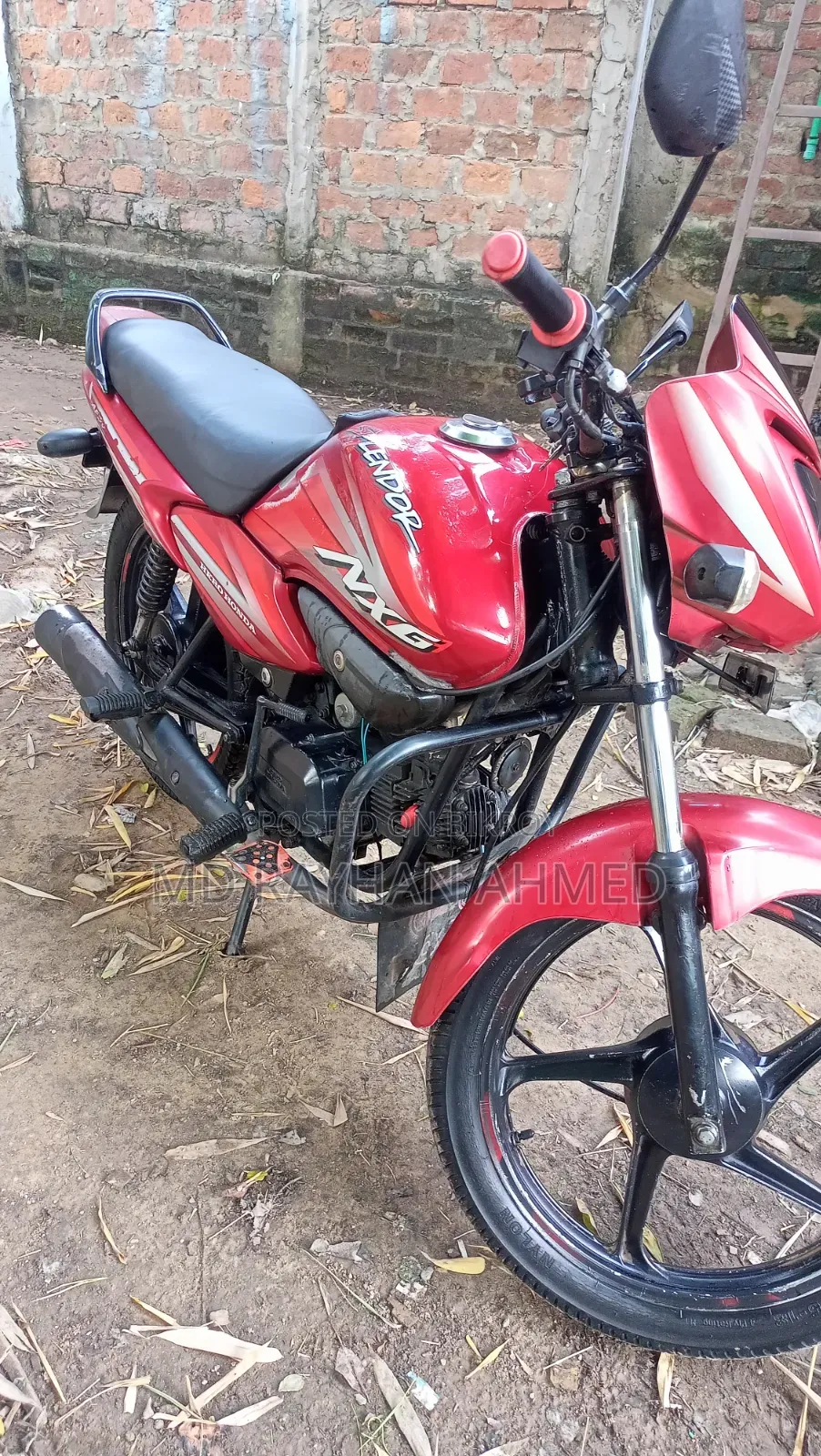 হিরো স্প্লেন্ডার ১১০ ২০১৩ রেড