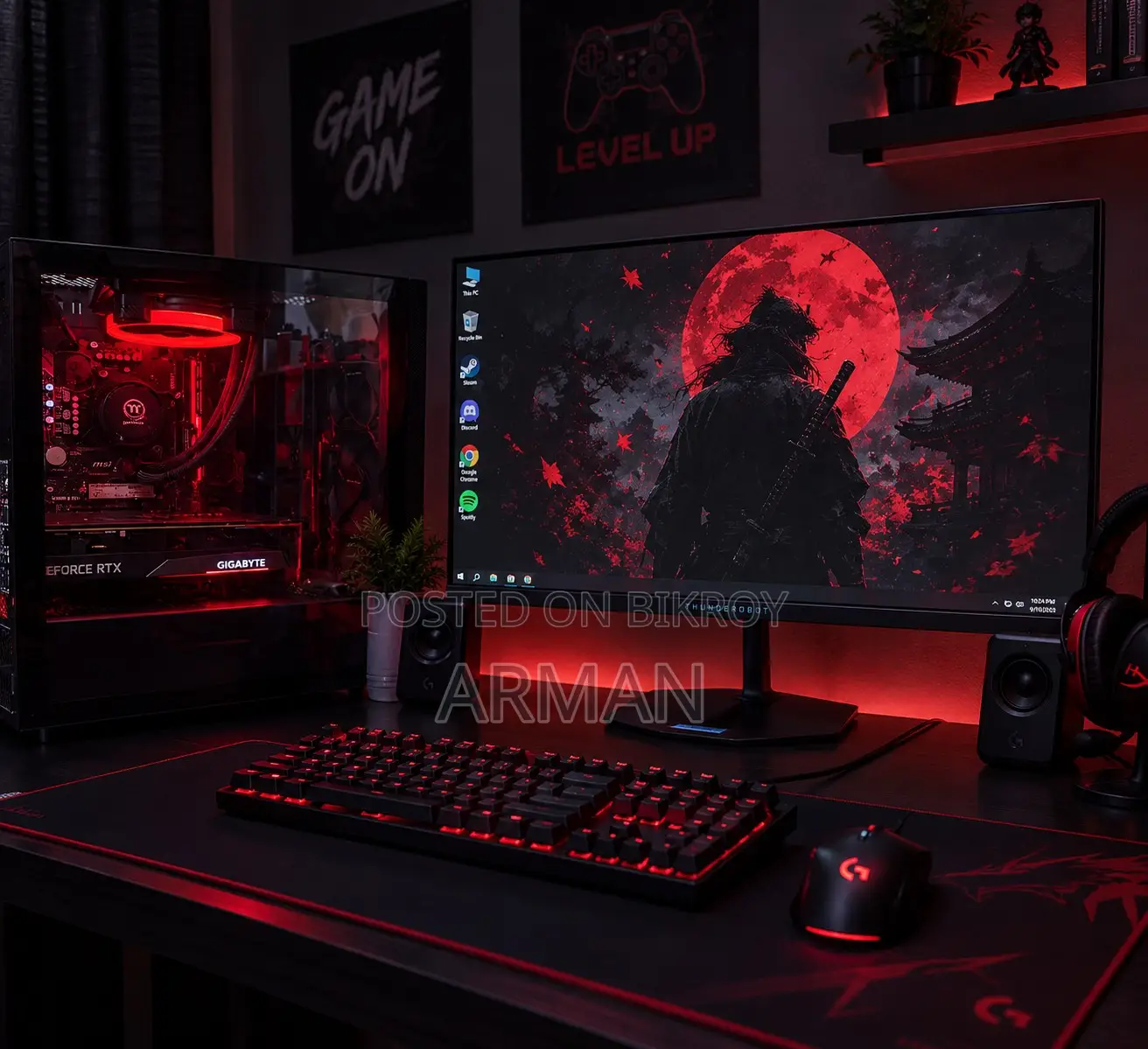Desktop Computer Gigabyte 16GB AMD Ryzen 7 SSD 500GB