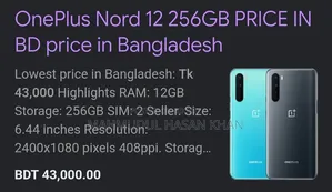 OnePlus Nord 256 GB Gray