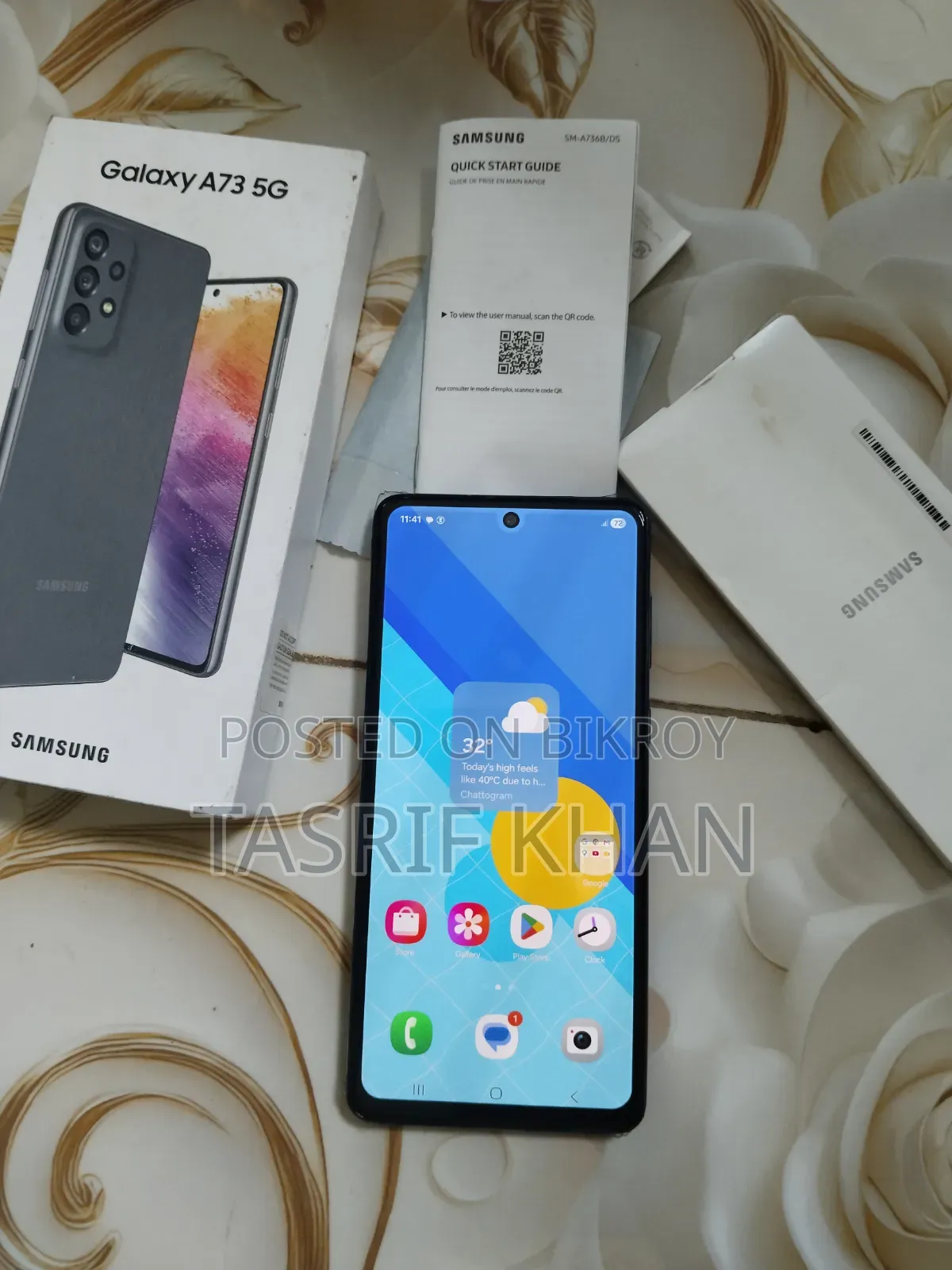 Samsung Galaxy A73 5G 128 GB Gray