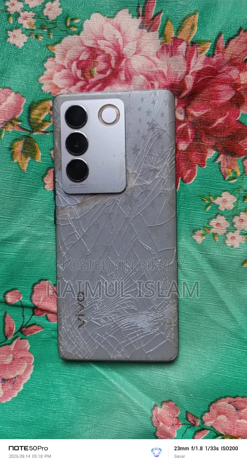 Vivo V27 Pro 256 GB Gray