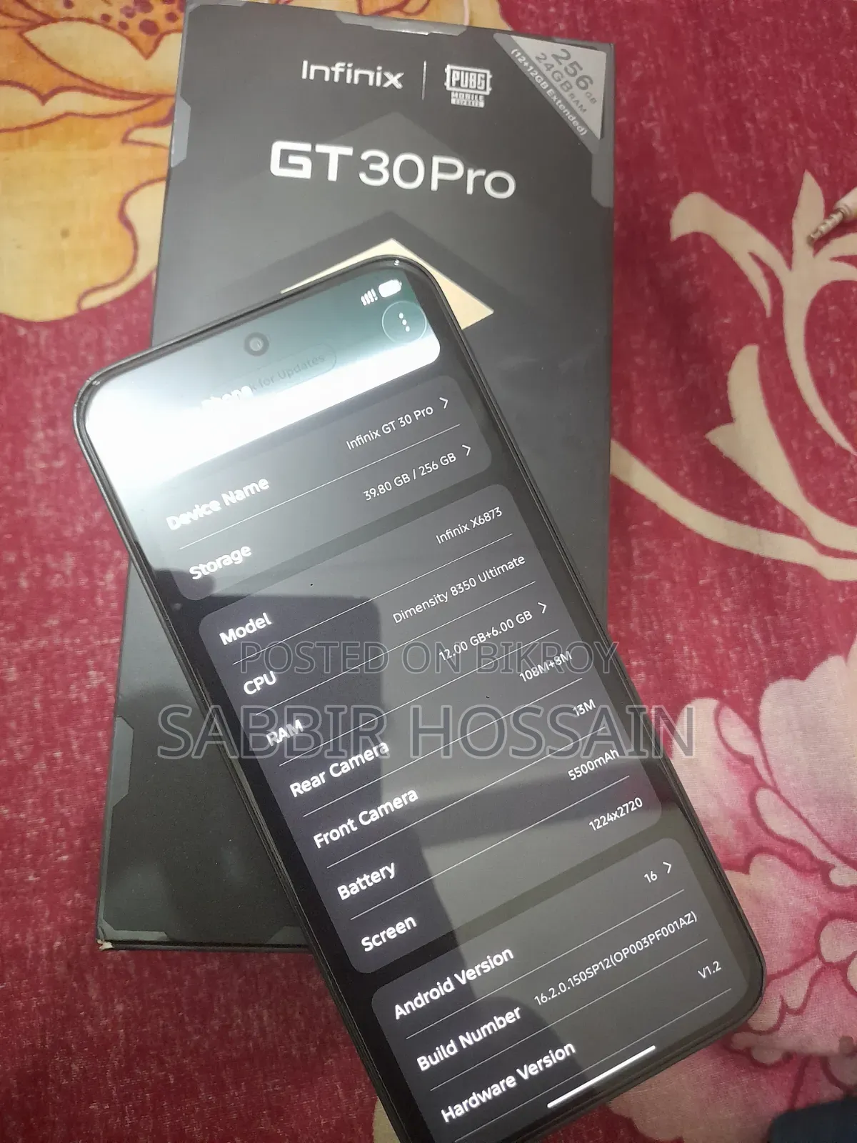 Infinix GT 30 Pro 5G 256 GB