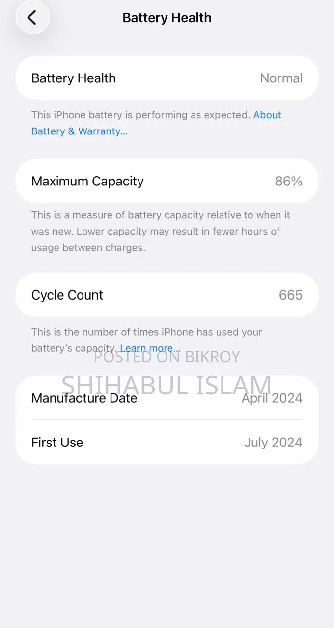 Apple iPhone 15 Plus 128 GB Blue