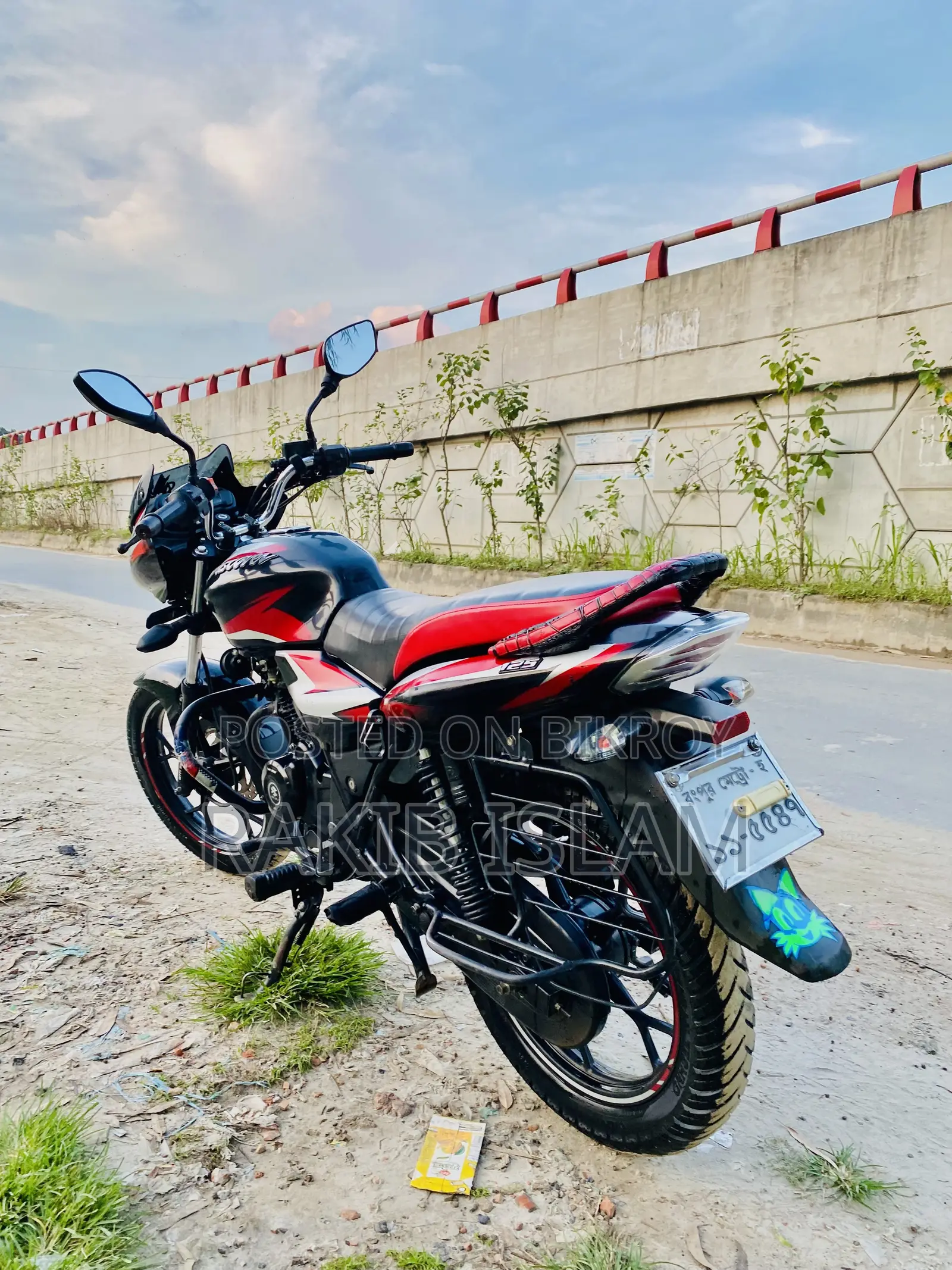 নতুন বাজাজ ডিসকভার ১১০ ২০২৩ লাল