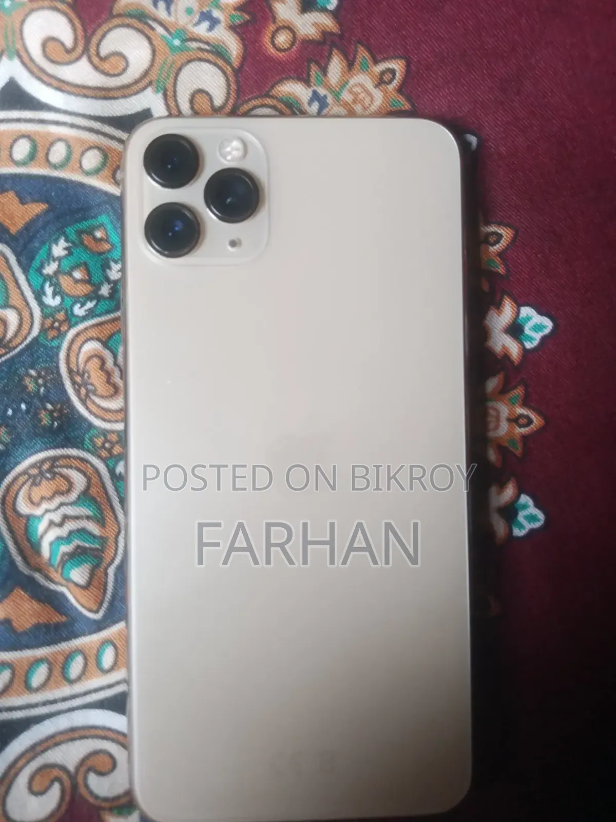 অ্যাপল আইফোন ১১ প্রো ম্যাক্স ২৫৬ জিবি রোজ গোল্ড
