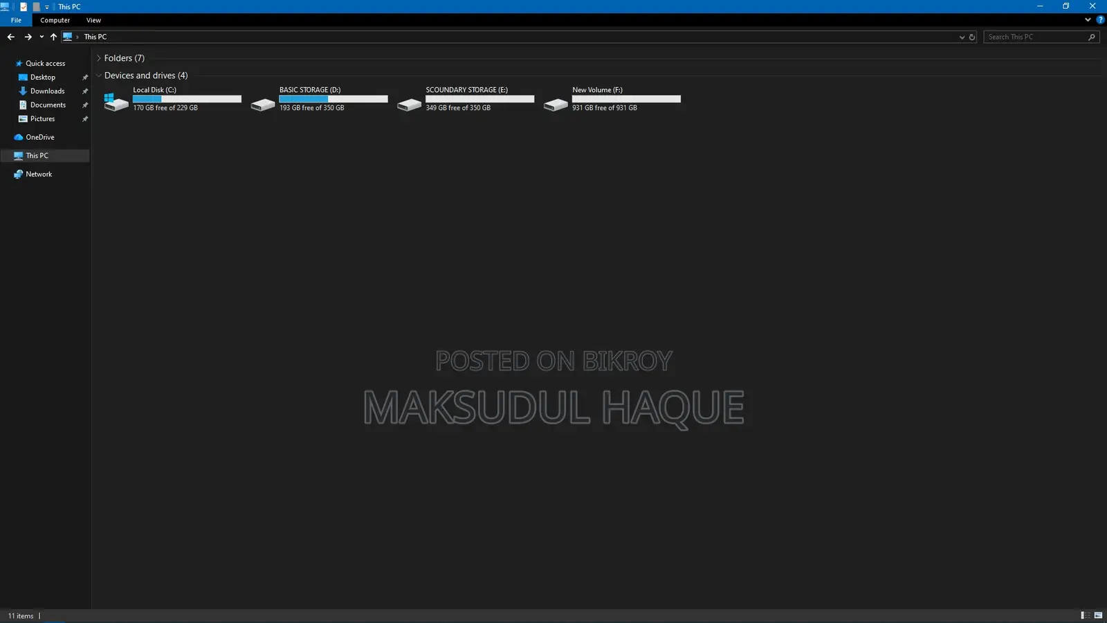 Toshiba 1TB HDD | DT01ABA100V | 100% Health | Fresh Condition