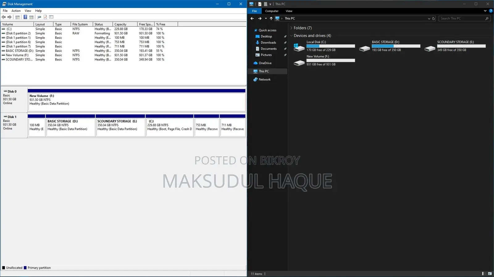 Toshiba 1TB HDD | DT01ABA100V | 100% Health | Fresh Condition