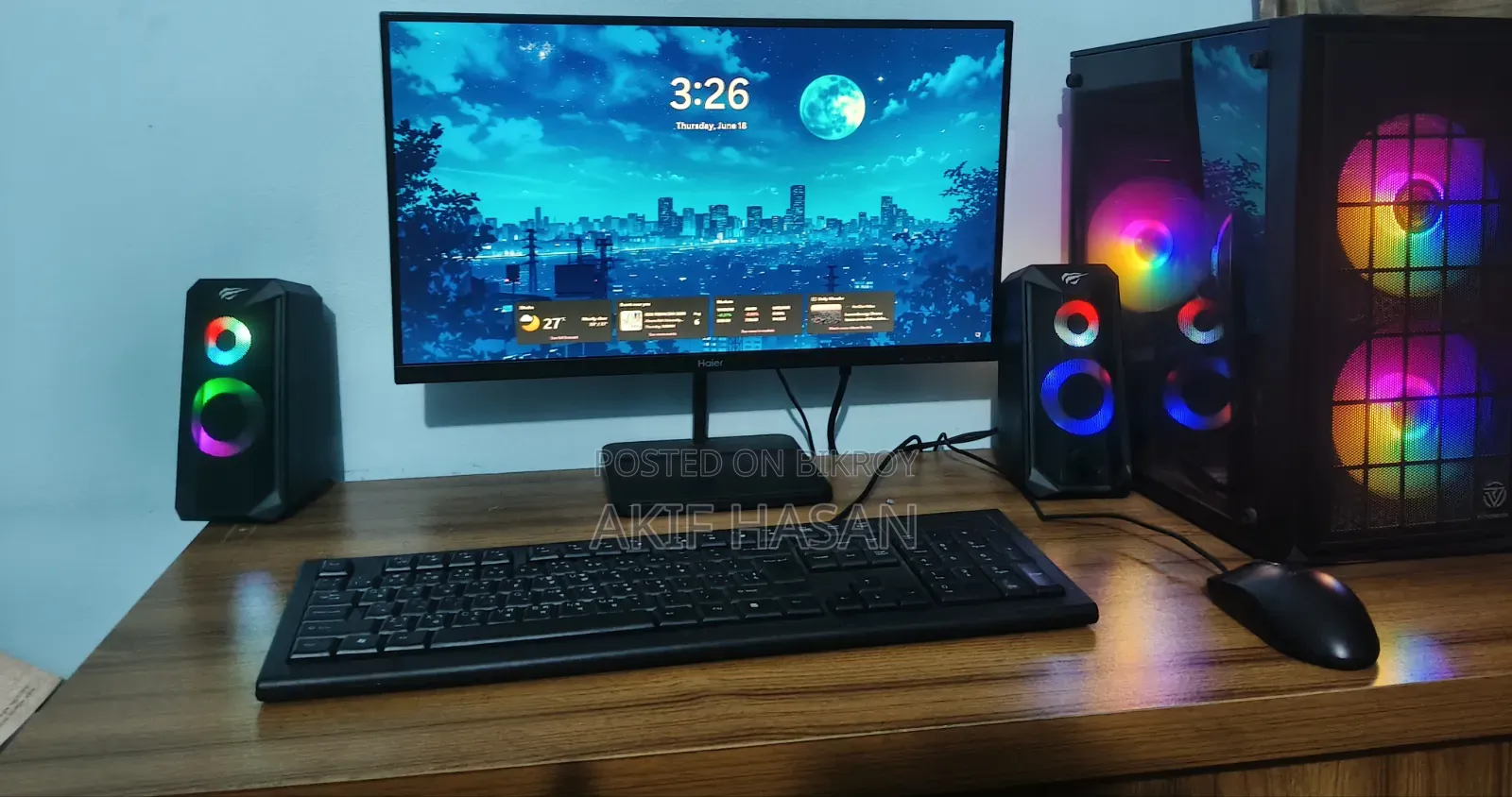 Desktop Computer Gigabyte GA-H110MSTX-HD3-ZK 8GB AMD Ryzen 5 SSD 256GB