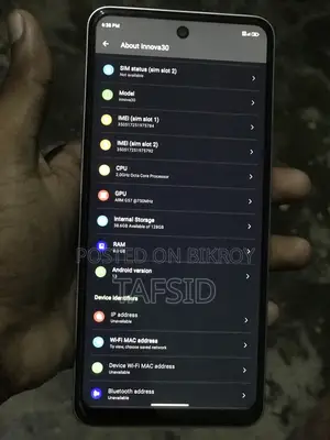 সিমফনি ইনোভা ৩০ ১২৮ জিবি হোয়াইট