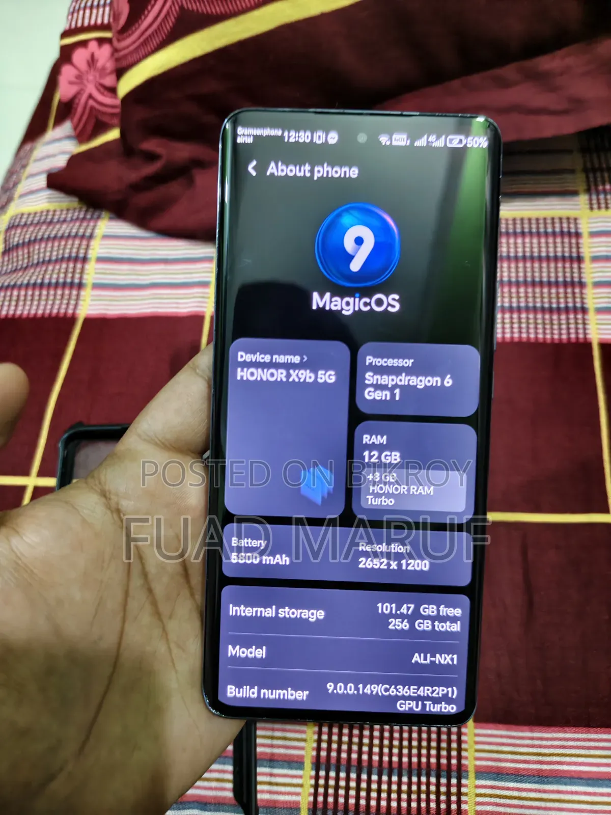 Honor X9b 5G 256 GB White