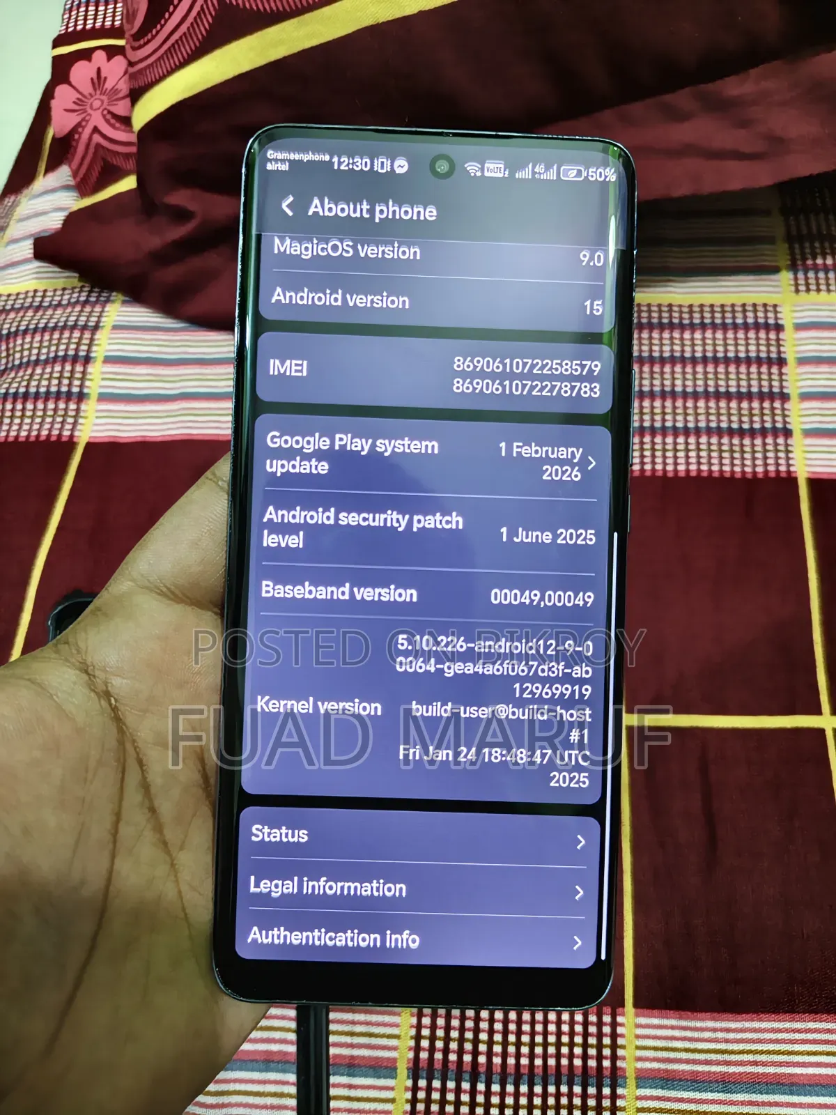 Honor X9b 5G 256 GB White